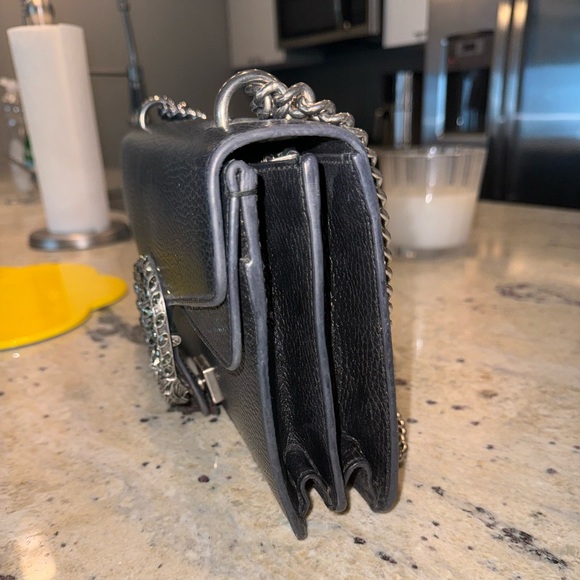 Black leather Size small Gucci Dionysus bag - Picture 4 of 10